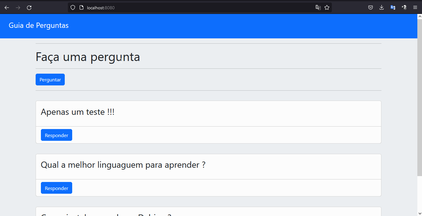 Guia de Perguntas